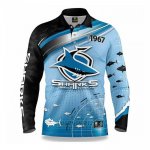 Shirt NRL Cronulla Sutherland Sharks Rugby 2022 Fish Finder