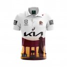 Shirt Polo Brisbane Broncos Rugby 2024 ANZAC