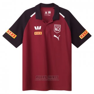 Shirt Polo Queensland Maroons Rugby 2024