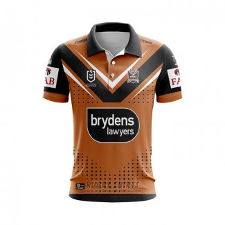 Shirt Polo West Tigers Rugby 2024 Away