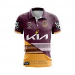 Shirt Polo Brisbane Broncos Rugby 2024 Home