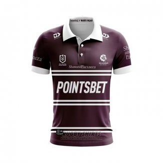 Shirt Polo Manly Warringah Sea Eagles Rugby 2024 Home