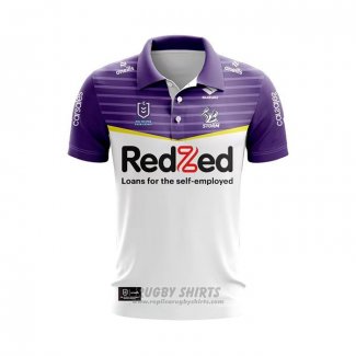 Shirt Polo Melbourne Storm Rugby 2024 Away