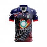 Shirt Polo New Zealand Warriors Rugby 2024 ANZAC