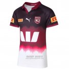 Shirt Queensland Maroons Rugby 2024 Training White Fuchsia