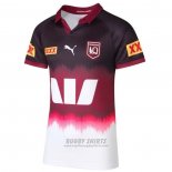 Shirt Queensland Maroons Rugby 2024 Training White Fuchsia