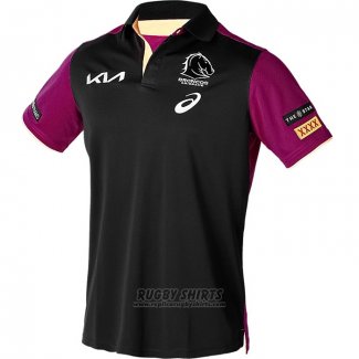 Shirt Polo Brisbane Broncos Rugby 2024