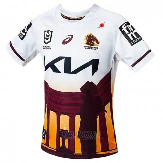 Shirt Brisbane Broncos Rugby 2024 ANZAC