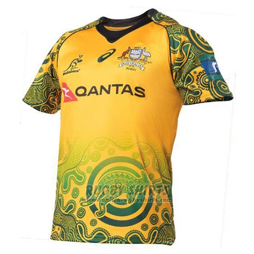 Replica Australia Wallabies Rugby Shirt 2017-18 Indigenousus online ...