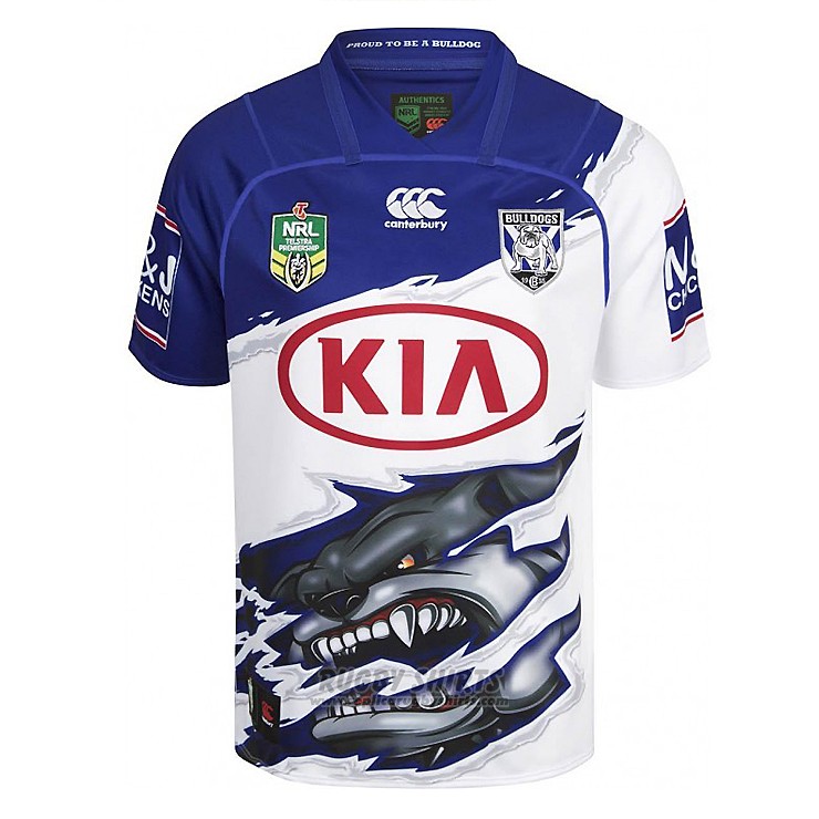 Replica Canterbury Bankstown Bulldogs Rugby Shirt 2018 Indigenous ...