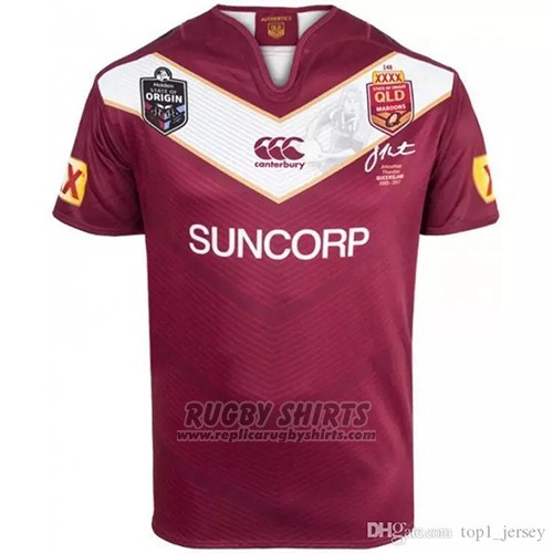 Replica Queensland Maroons Rugby Shirt 2017-18 Home online| www ...
